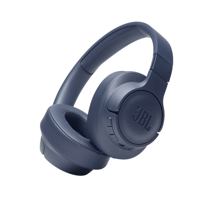 JBL Tune 710BT - Blue - Wireless Over-Ear Headphones - Hero image number null